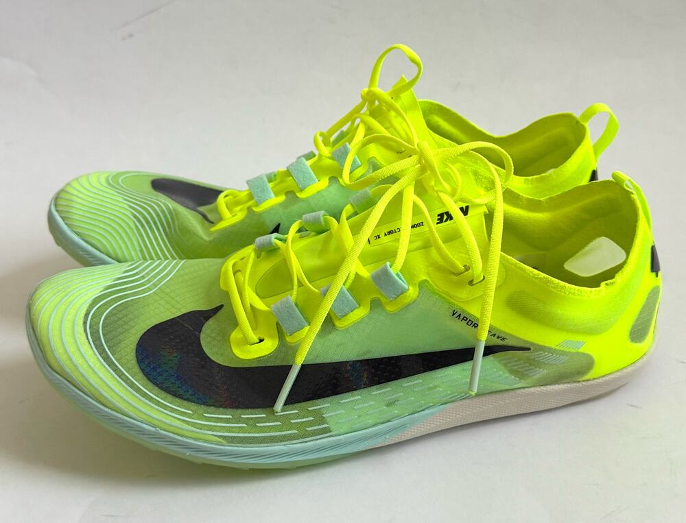 Nike Zoom Victory Cross Country XC Track Spikes Bright Yellow Green Size 10 NEW